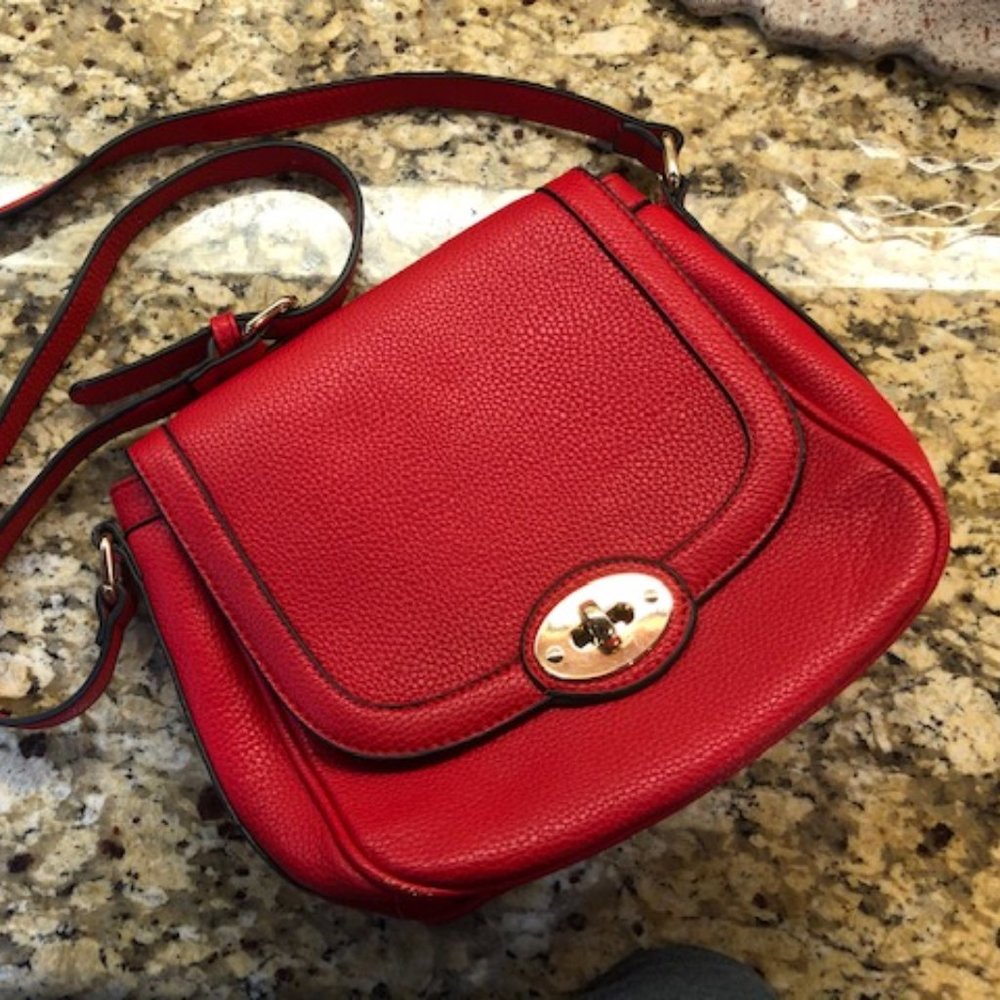 Charming Charlie Red Crossbody Bag